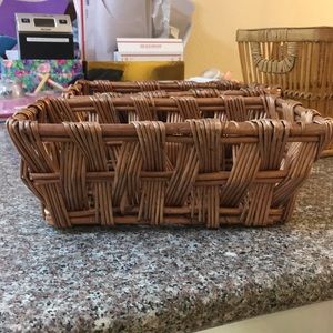 2 Woven Baskets